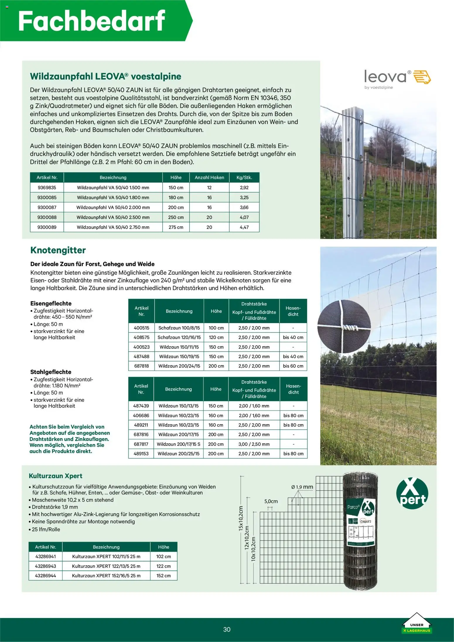 Lagerhaus Forstkatalog - page 30- valid from 01.01.2025