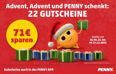 Vorschau Penny Markt Gutscheine  gültig ab 04.12.2025