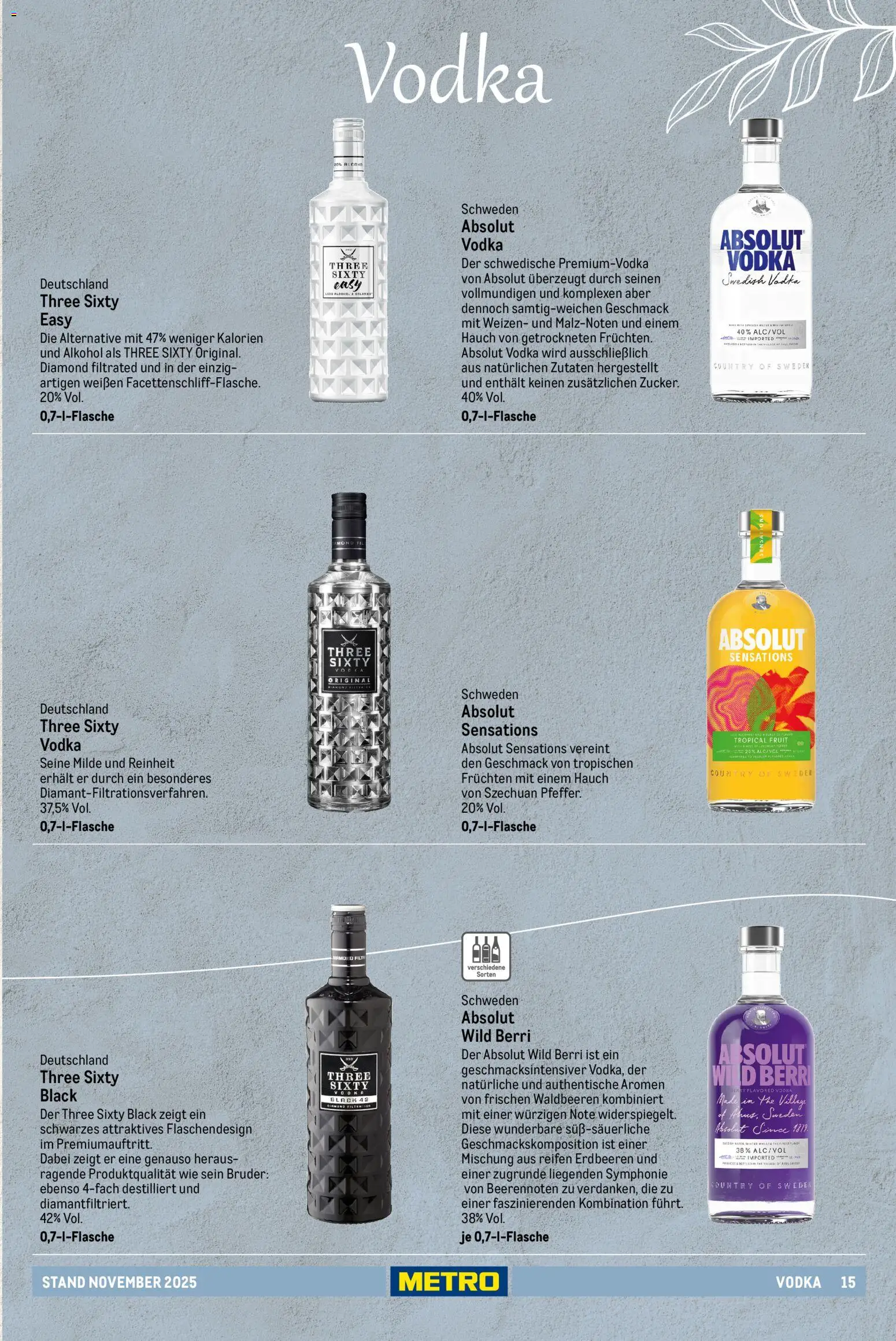 Metro - Spirituosen Sortiment - Seite 15 - gültig ab 01.12.2025