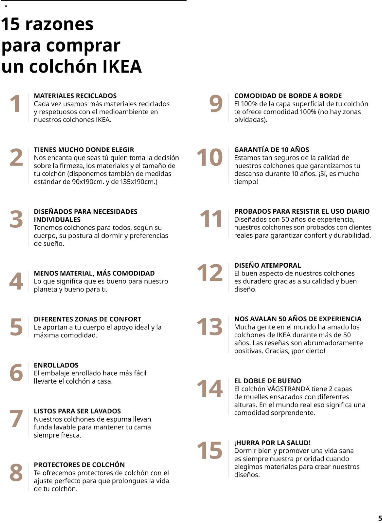 Catálogo IKEA Confort - Página de 5 - Válido desde 01/02/2026