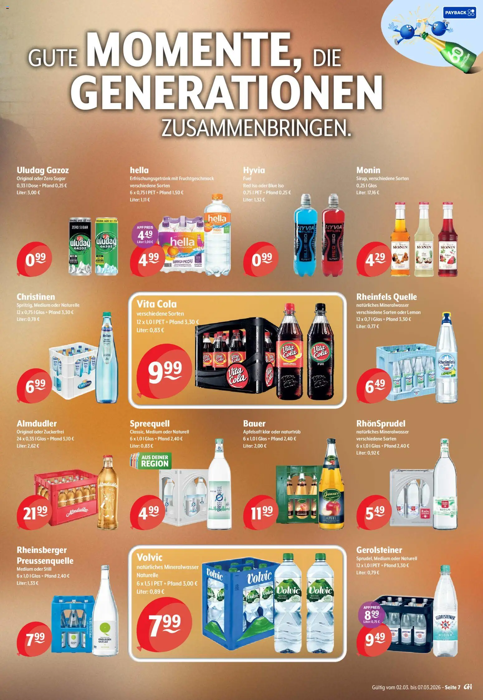 Trink und Spare Prospekt 	 - Seite 7 - gültig ab 02.03.2026