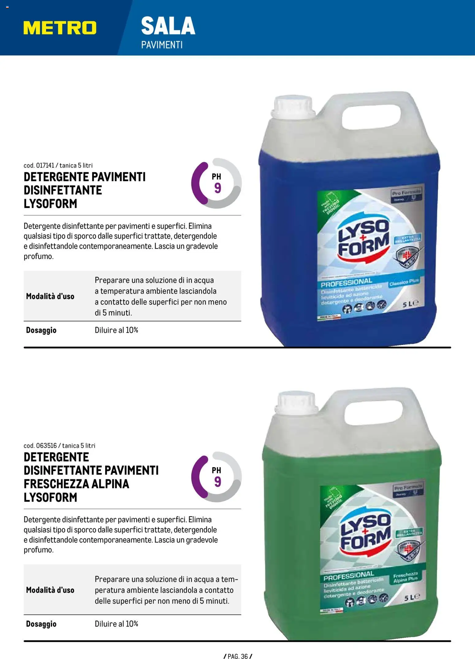 Metro Detergenza catalogo - pagina 36 - valido dal 07/01/2026