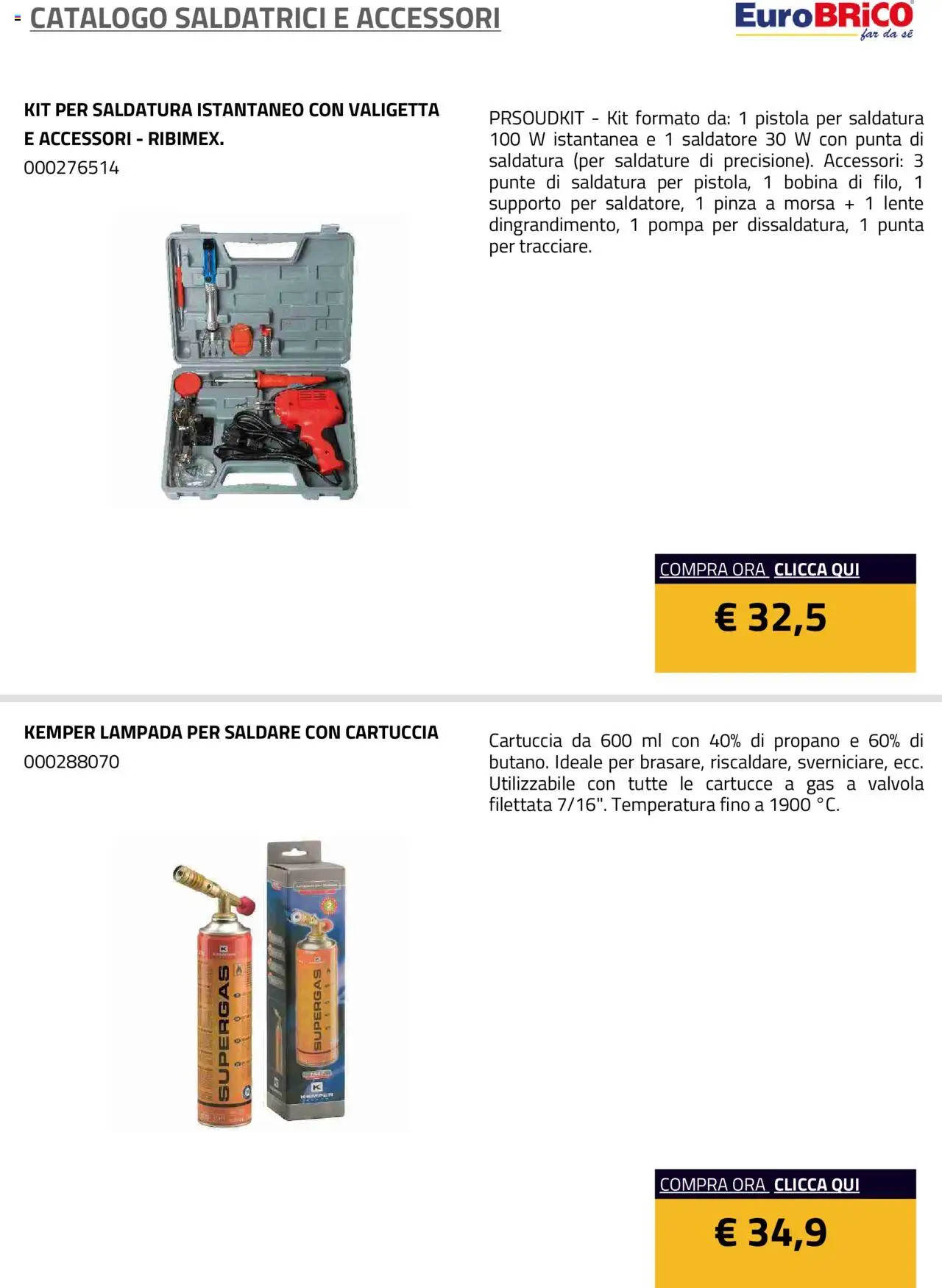 Eurobrico Saldatrici e accessori catalogo - pagina 7 - valido dal 23/07/2025