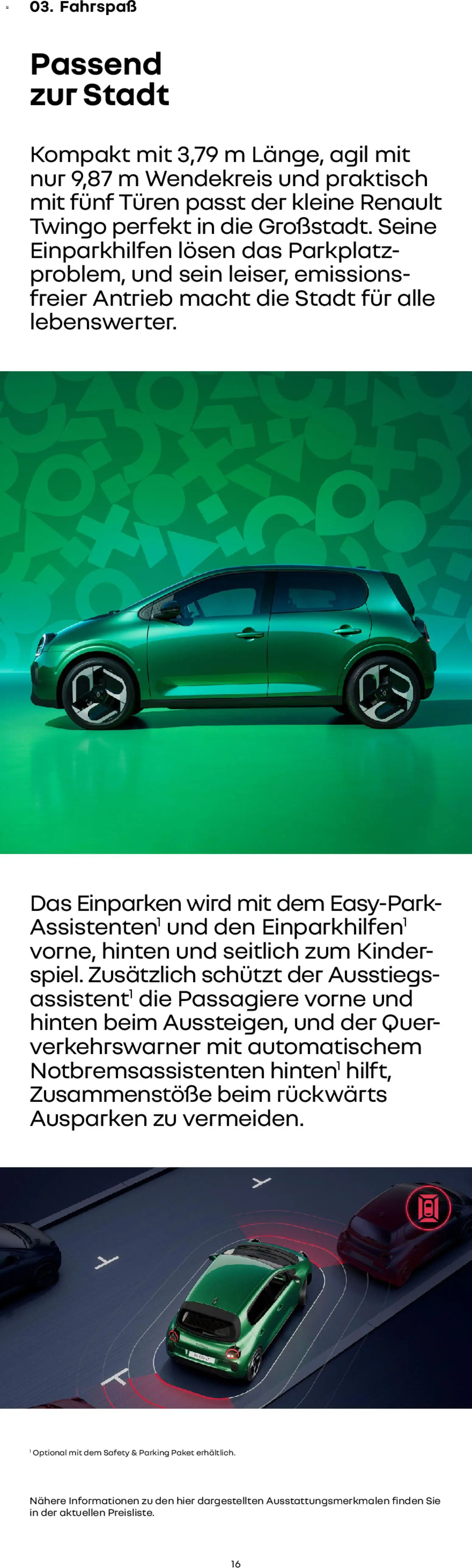 Renault Prospekt Twingo E-Tech	 - Seite 16 - gültig ab 24.02.2026