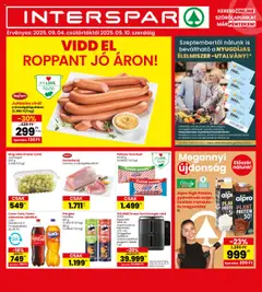 Előnézet Interspar Akciós újság érvényes 2025.09.04.-tól