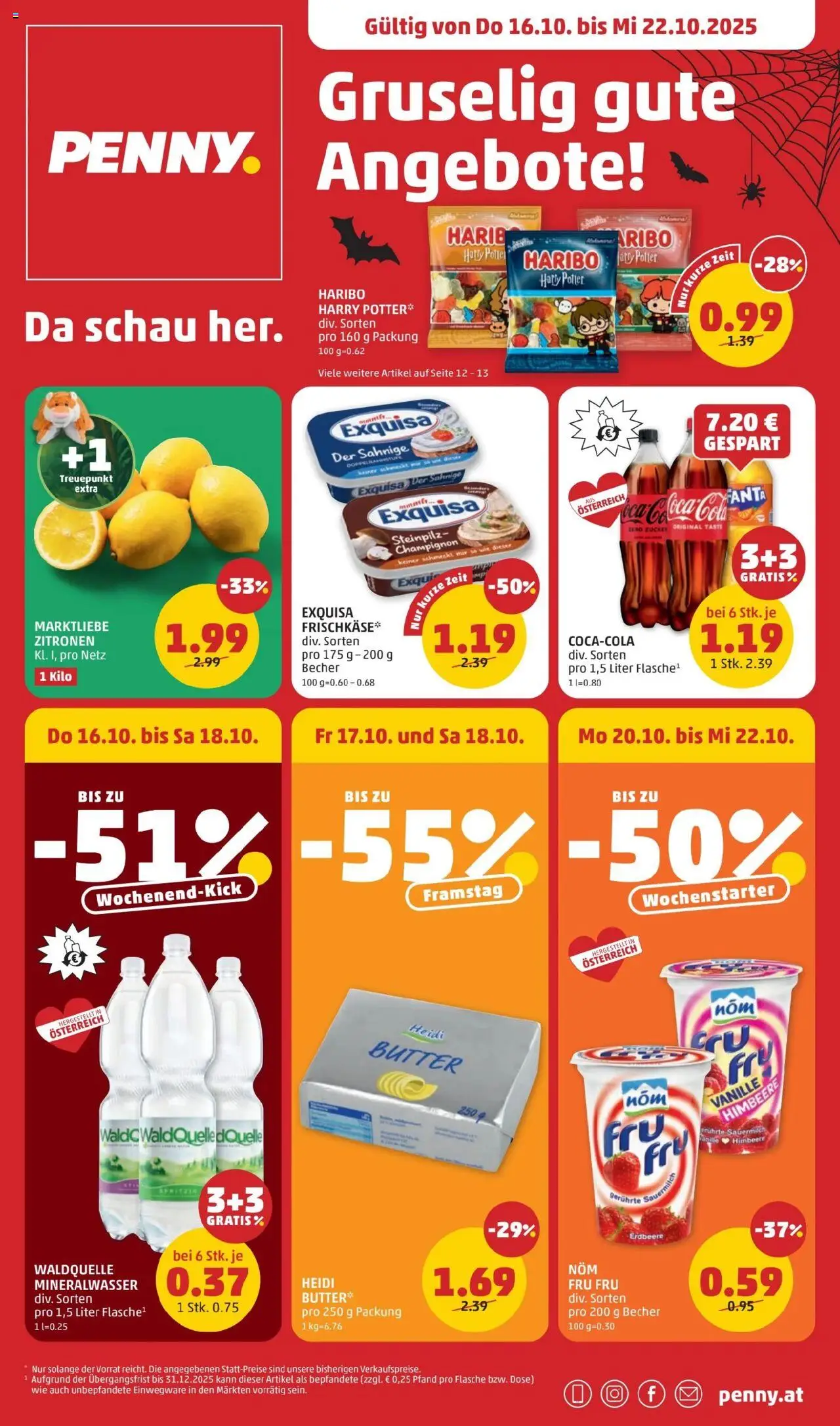 Penny Markt Flugblatt - Seite 1- gültig ab 16.10.2025