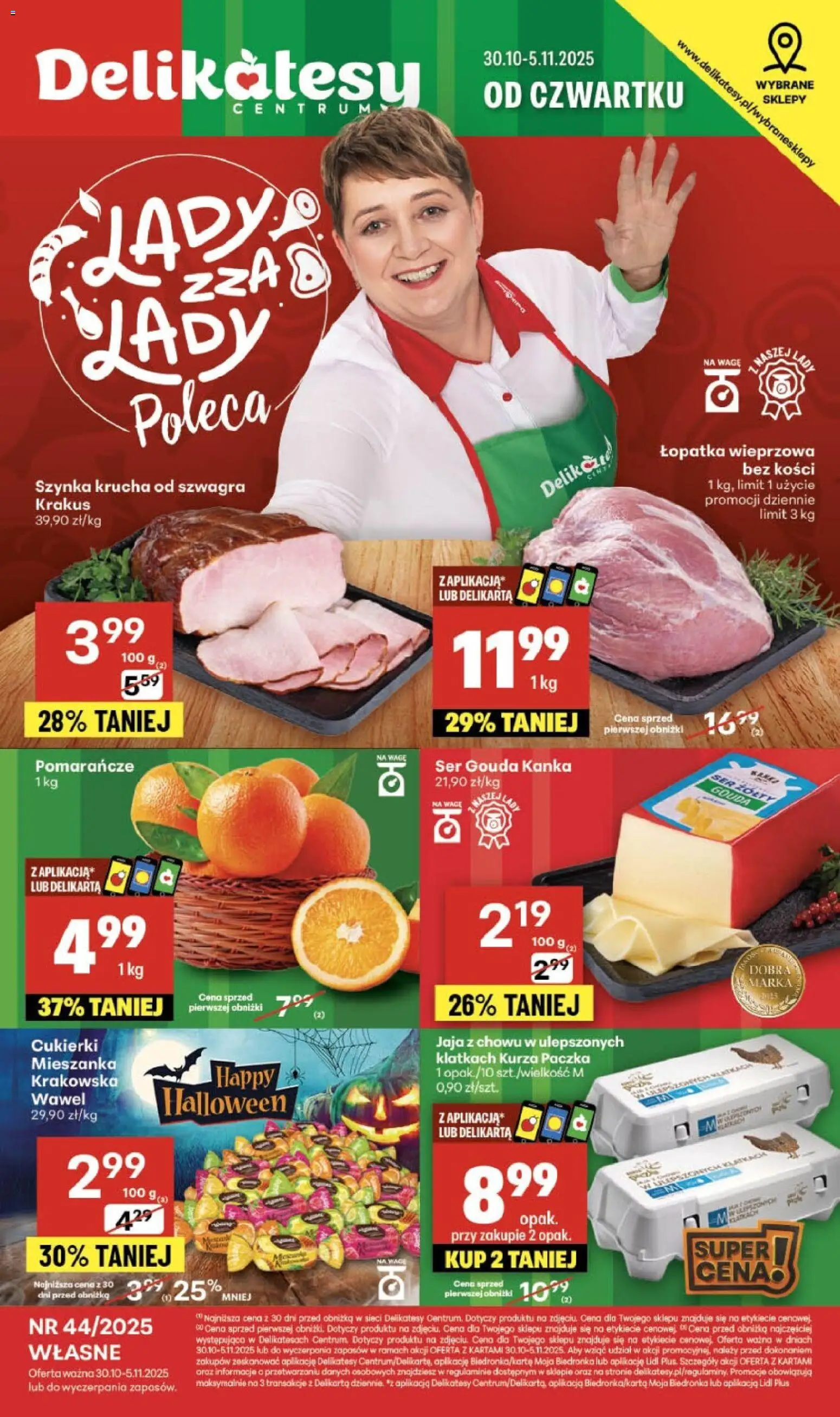 Delikatesy Centrum Gazetka - Sklepy Własne - strona 1- ważny od 30.10.2025