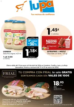 Vista previa del folleto Lupa Supermercados folleto válido desde 19/03/2026