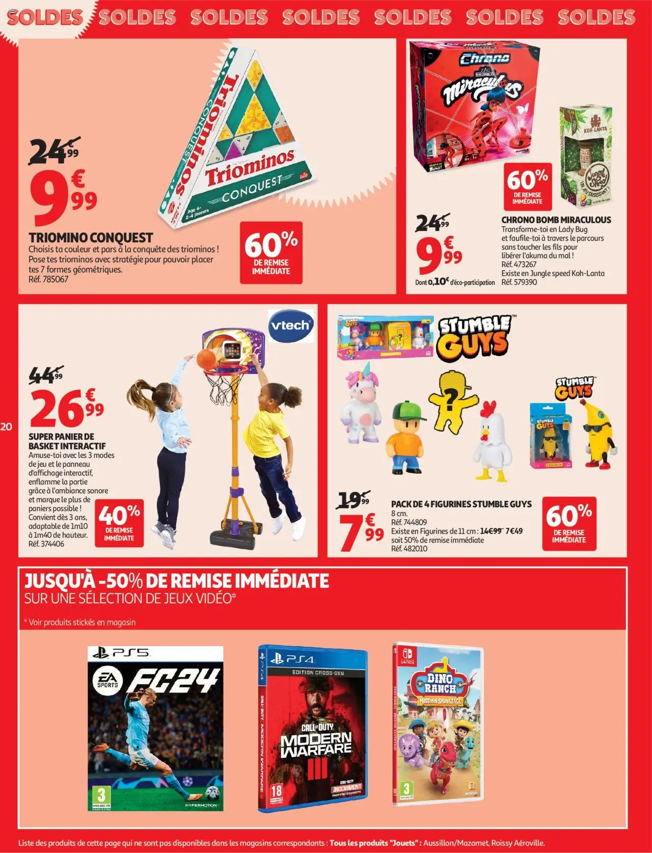 Auchan - SOLDES CORSE : jusqu'à -70% ! - page 20 - valable à partir du 09/07/2025