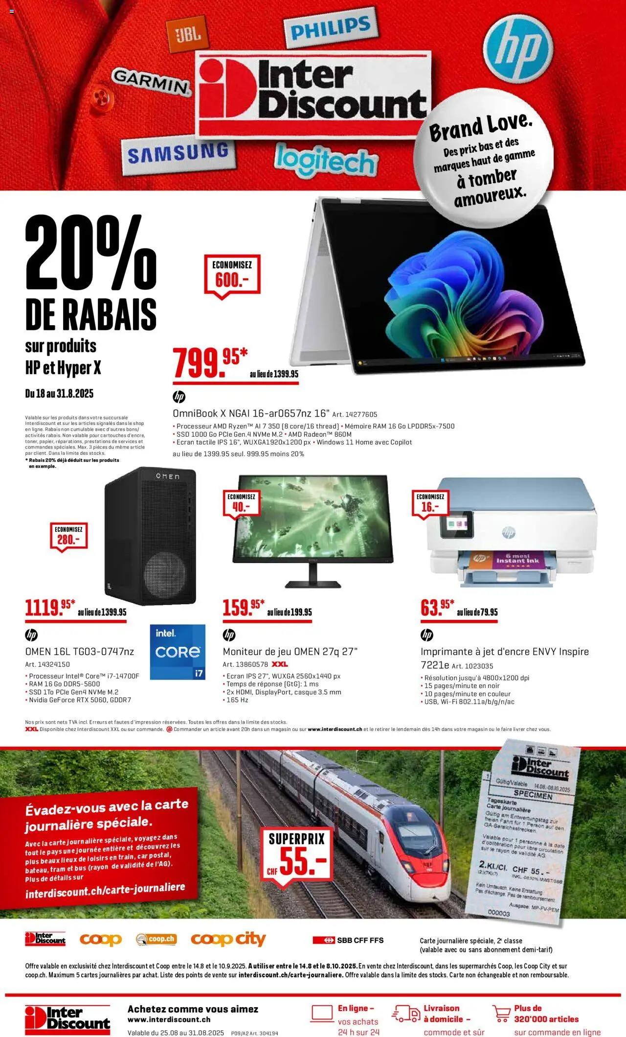 Interdiscount Aktionen FR - Seite 1- gültig ab 25.08.2025