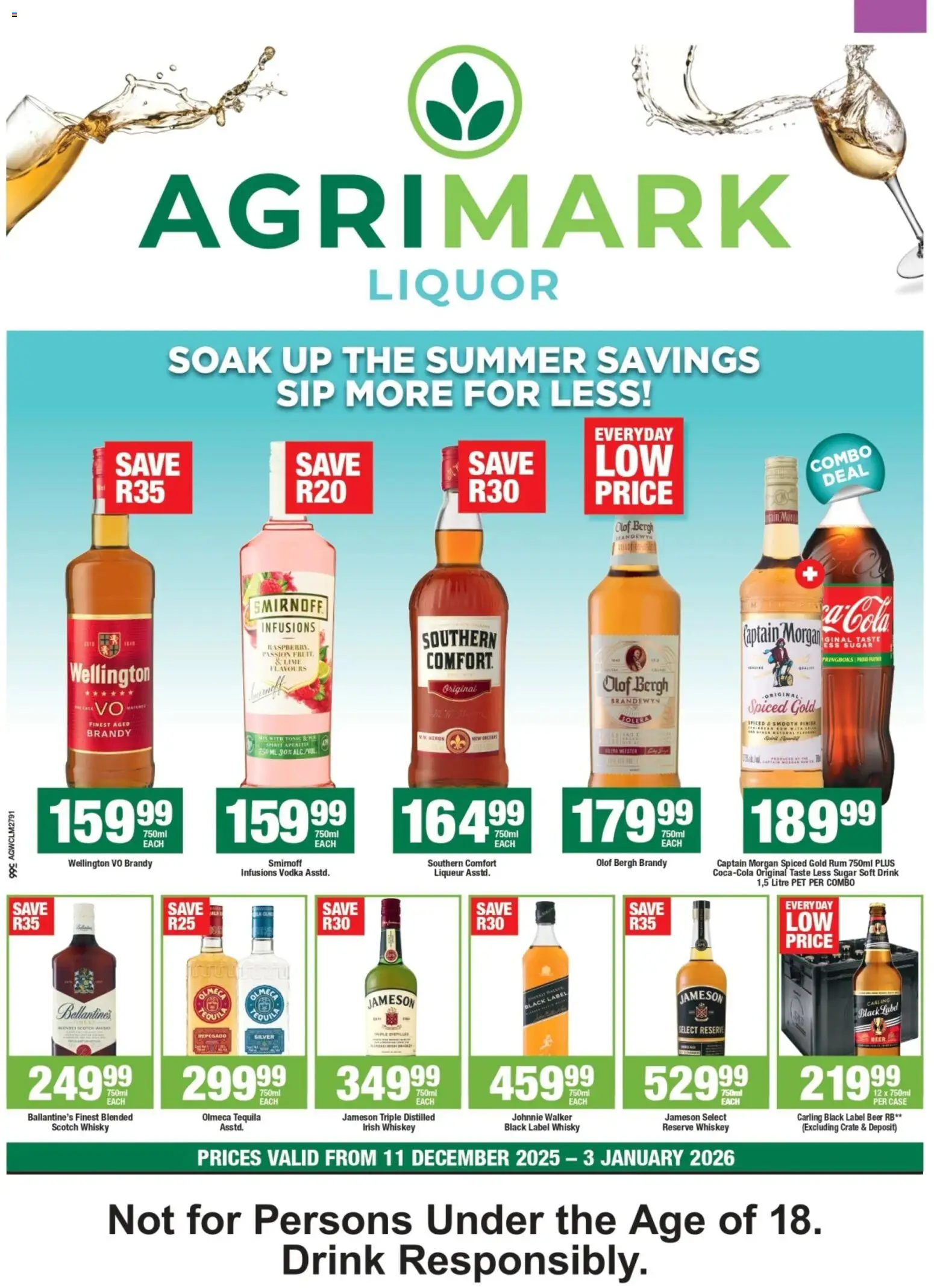 Agrimark Liquor Specials - page 1- valid from 11/12/2025