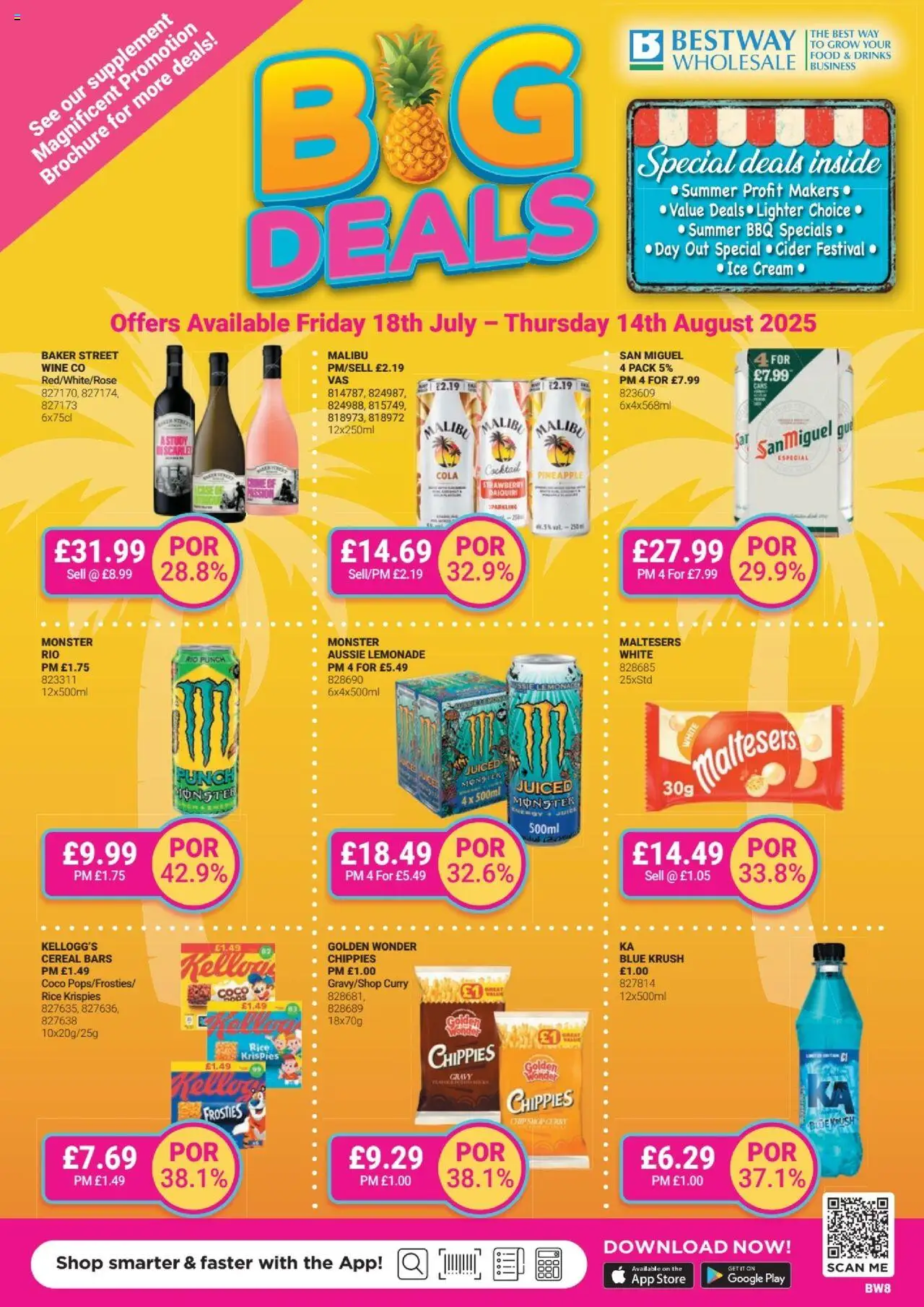 Bestway - The Big Deals Brochure - page 1- valid from 18/07/2025