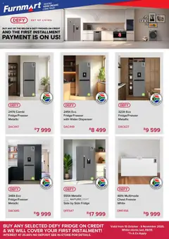 Preview Furnmart DEFY Specials valid from 15/10/2025