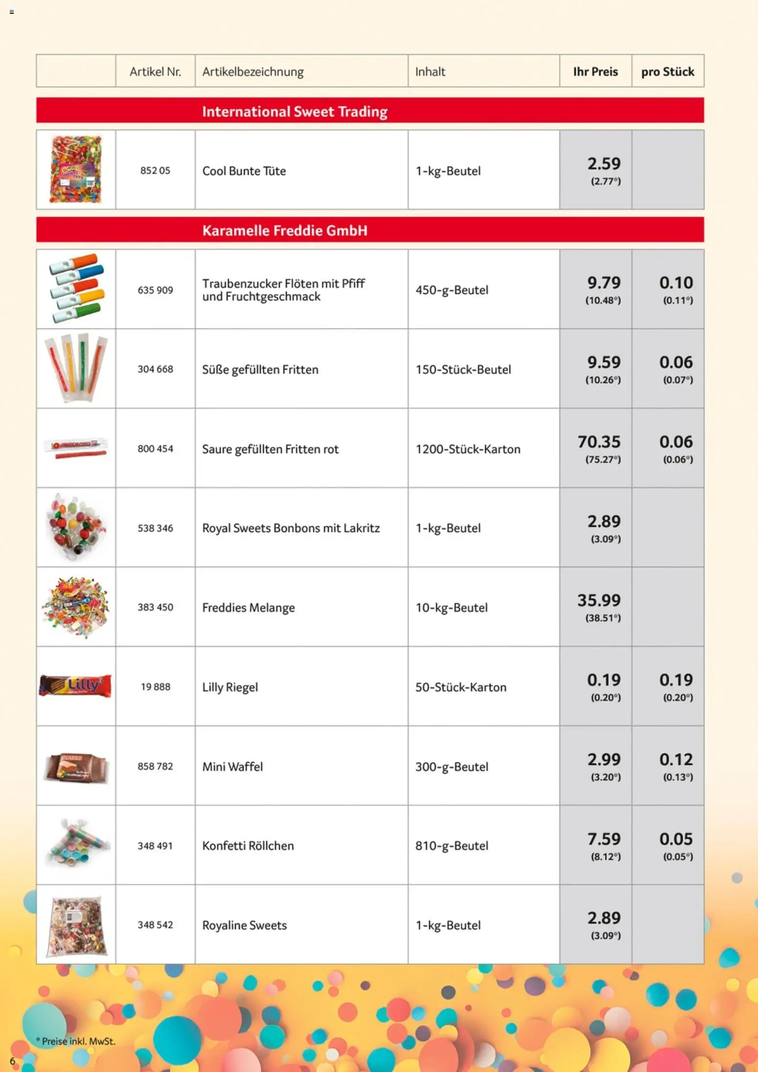 Selgros Karnevalssortiment - Seite 6 - gültig ab 01.11.2025
