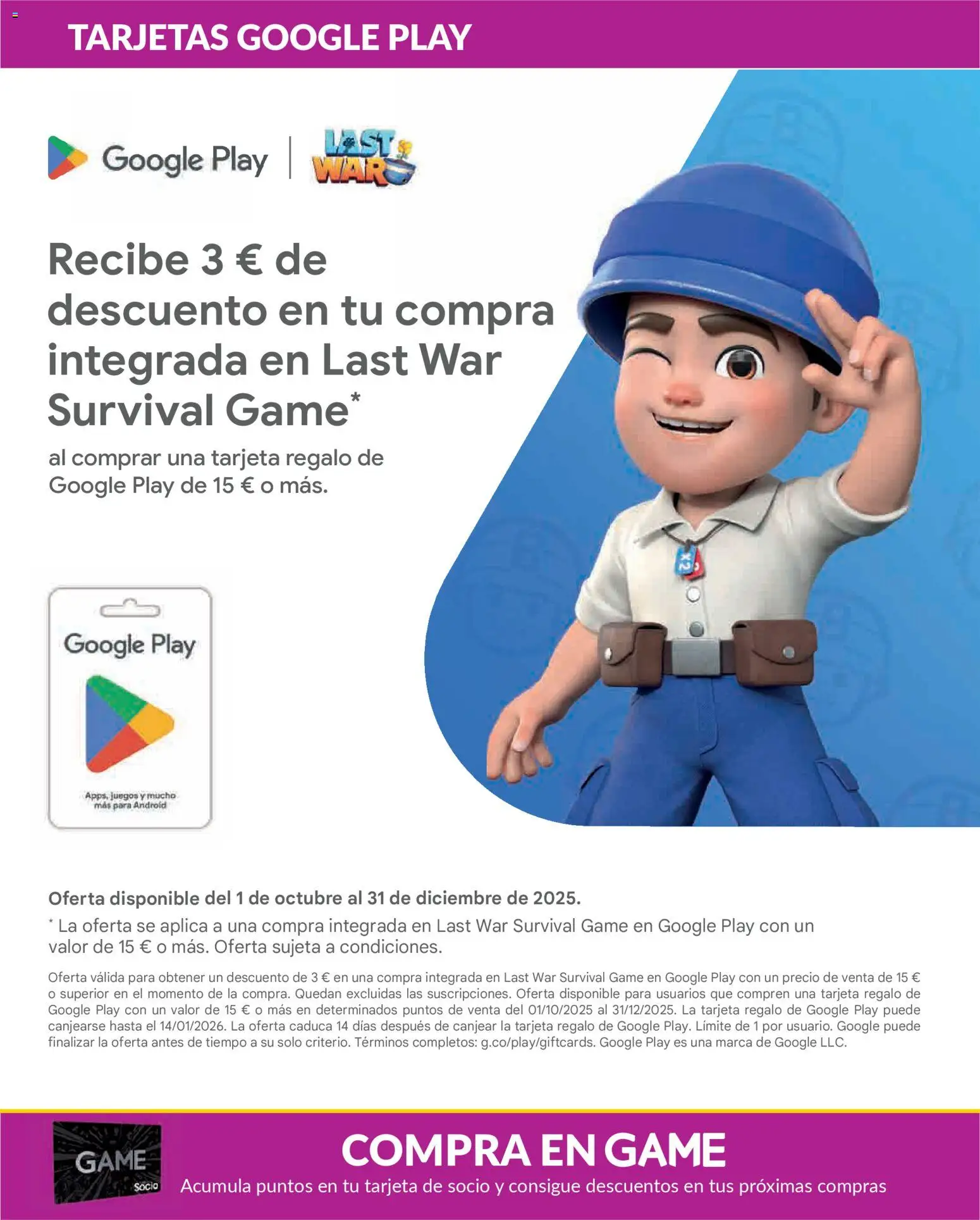 Game folleto - Página de 56 - Válido desde 03/12/2025