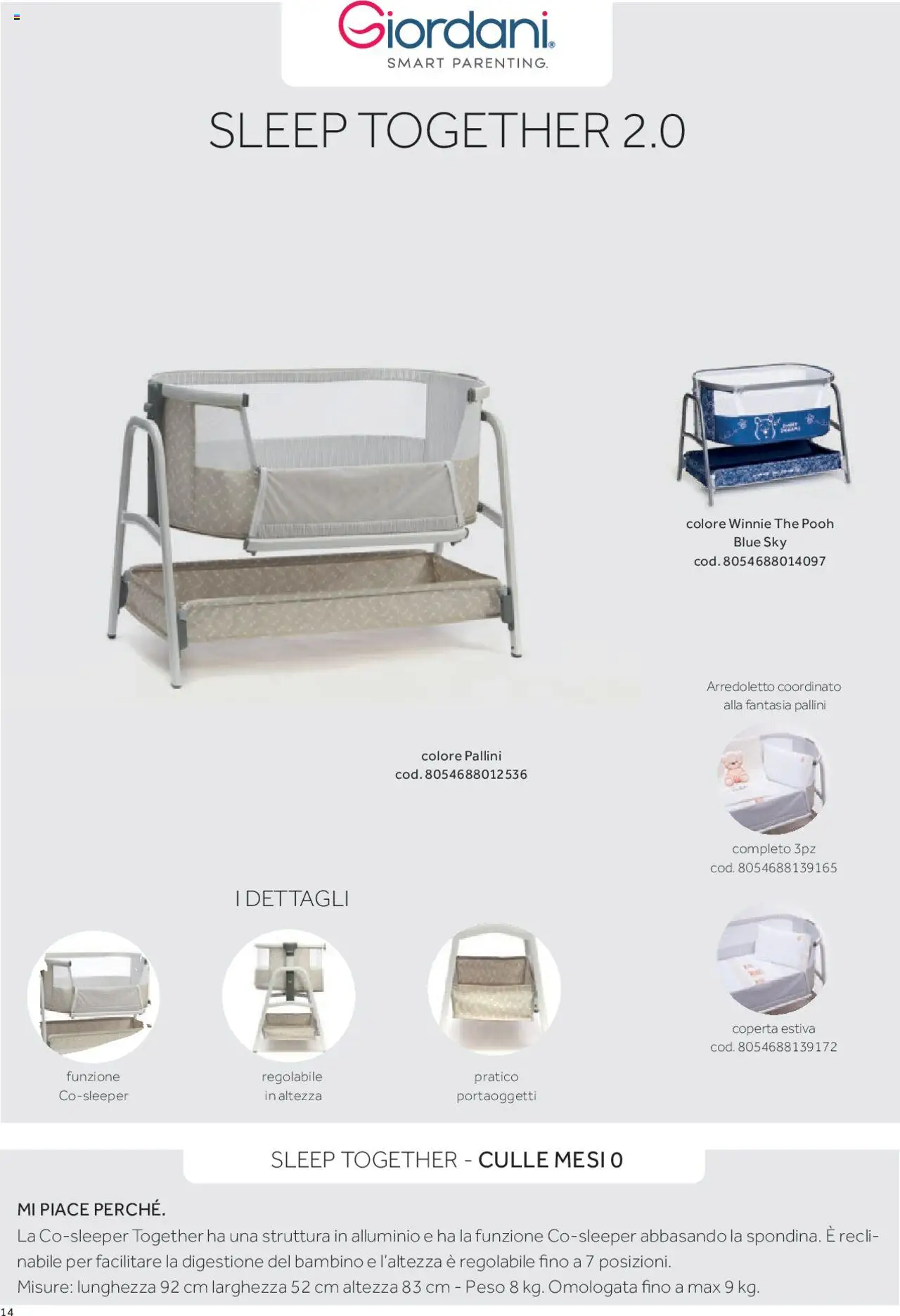 Catalogo Camarette e Lettini Prenatal	 - pagina 7 - valido dal 01/01/2025