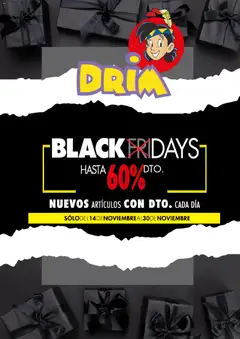 Vista previa del folleto Drim Black Friday válido desde 14/11/2025