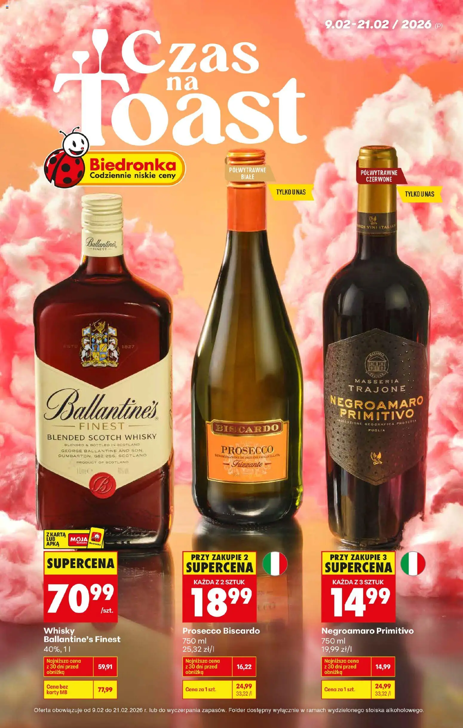 Biedronka gazetka - Czas na toast - strona 1- ważny od 09.02.2026