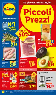 Anteprima Lidl volantino valida dal 23/04/2026