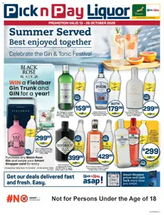 Preview Pick n Pay - Liquor Specials valid from 13/10/2025