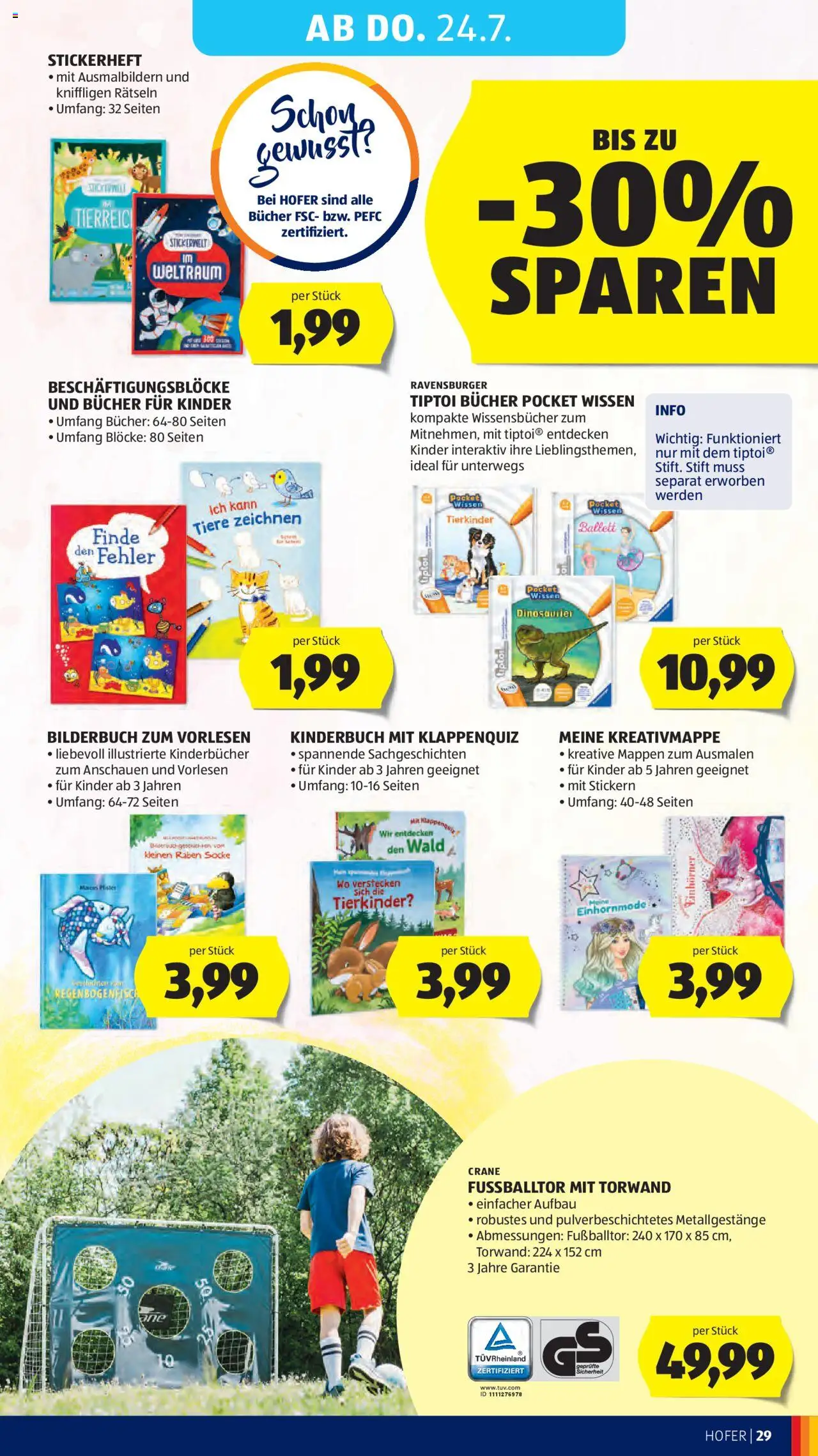 Hofer Flugblatt - Seite 33- gültig ab 18.07.2025