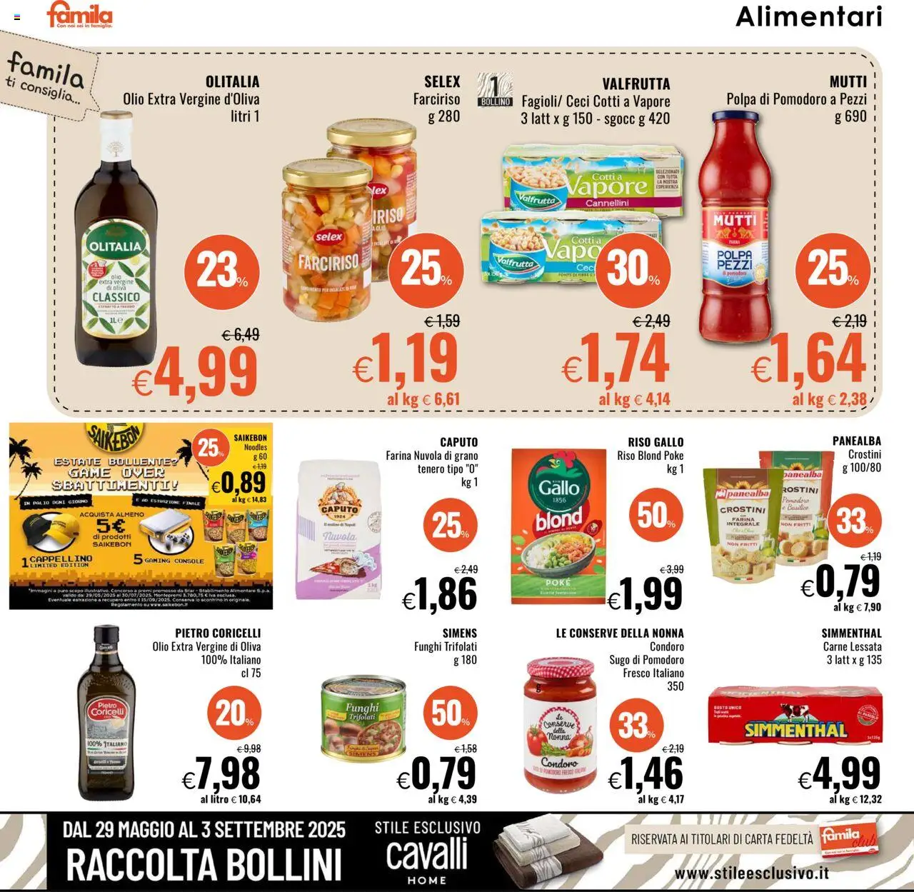 Volantino Famila	 - pagina 14 - valido dal 17/07/2025