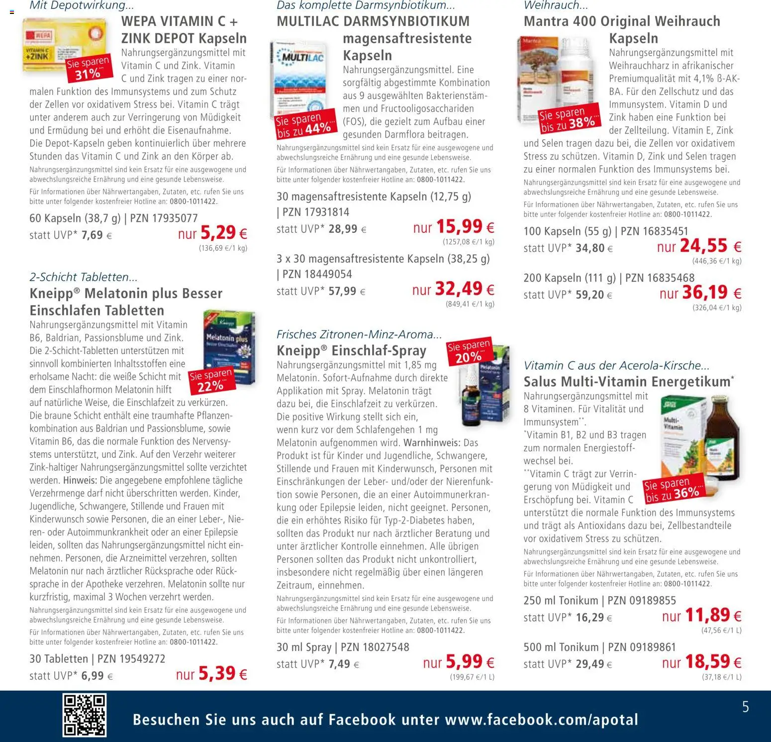 Apotal Prospekt 	 - Seite 5 - gültig ab 08.12.2025