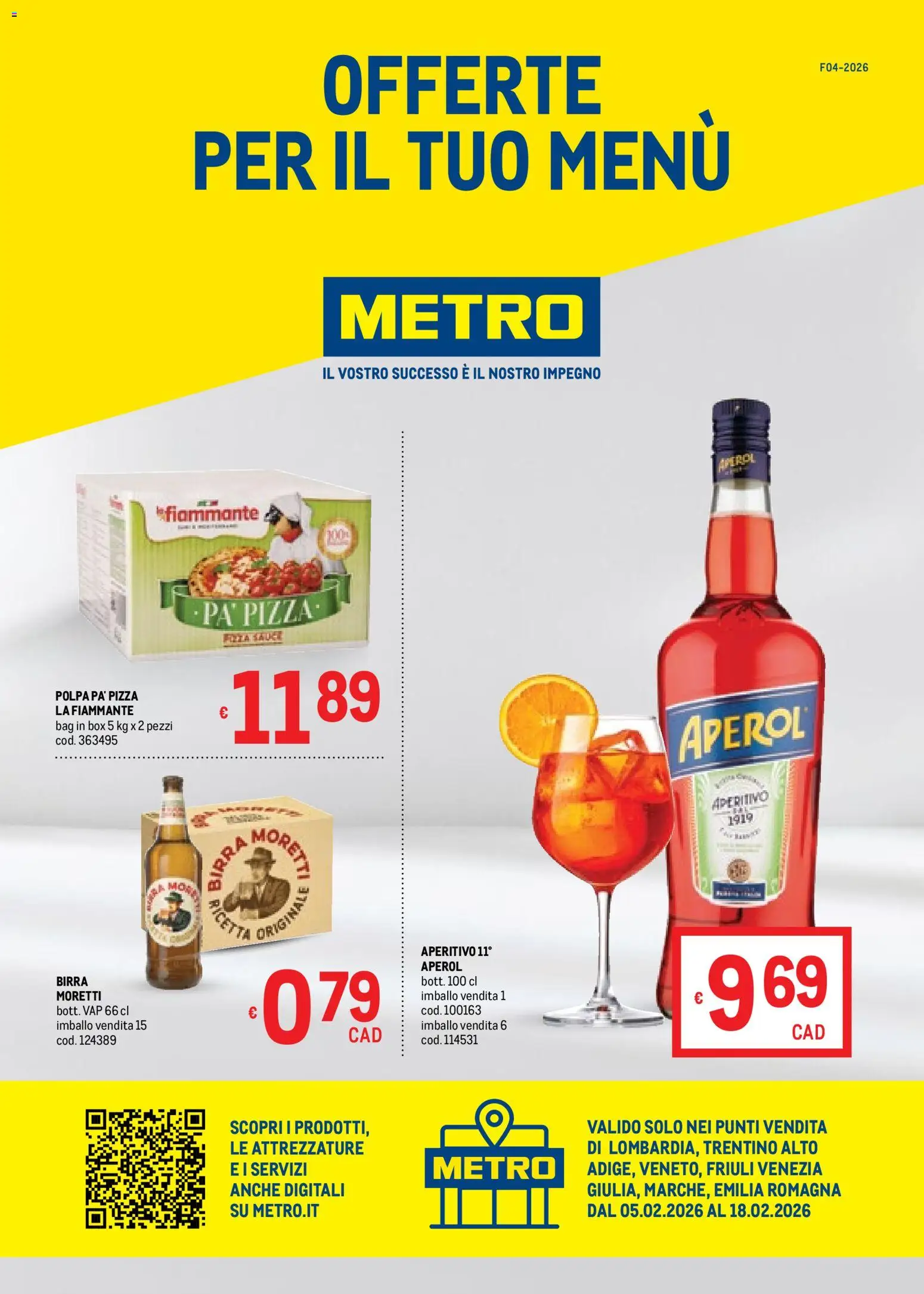 Volantino Metro	 - pagina 1 - valido dal 05/02/2026