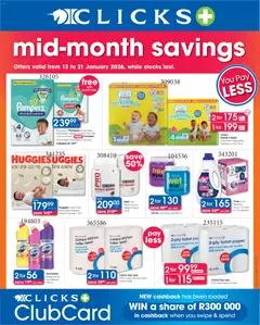 Preview Clicks Specials valid from 13/01/2026