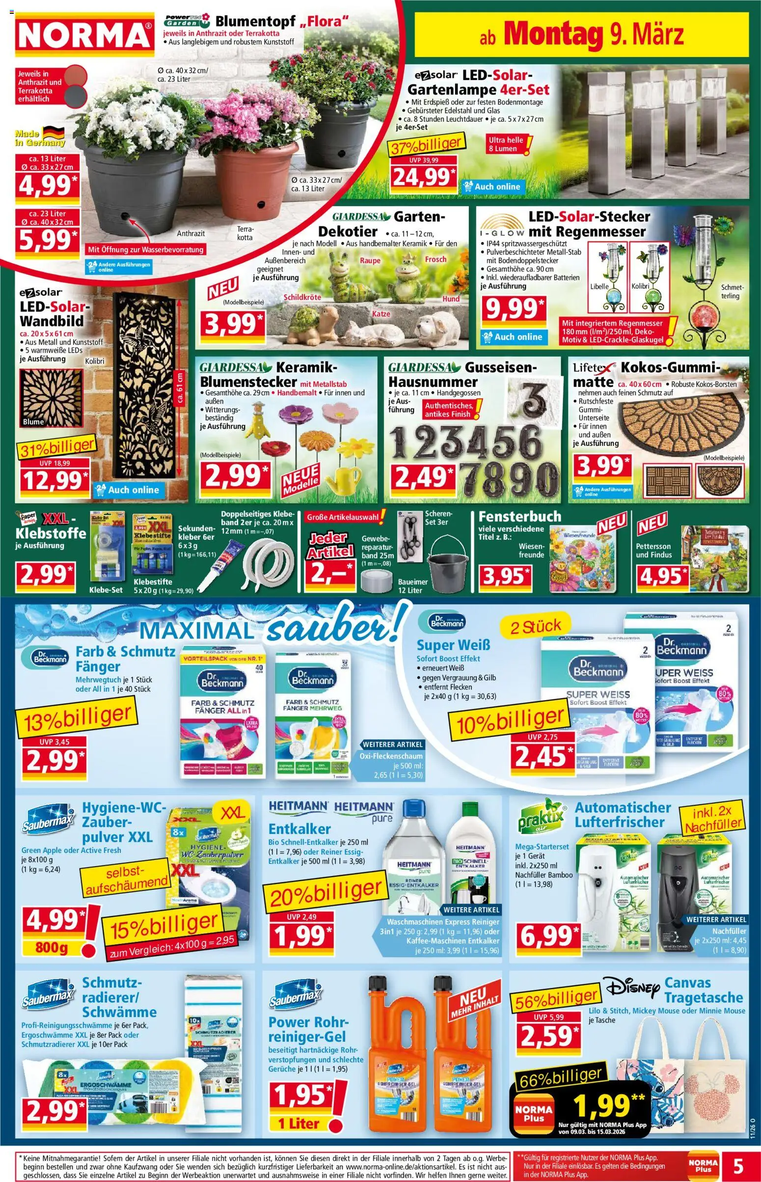Norma Prospekt 	 - Seite 5 - gültig ab 09.03.2026