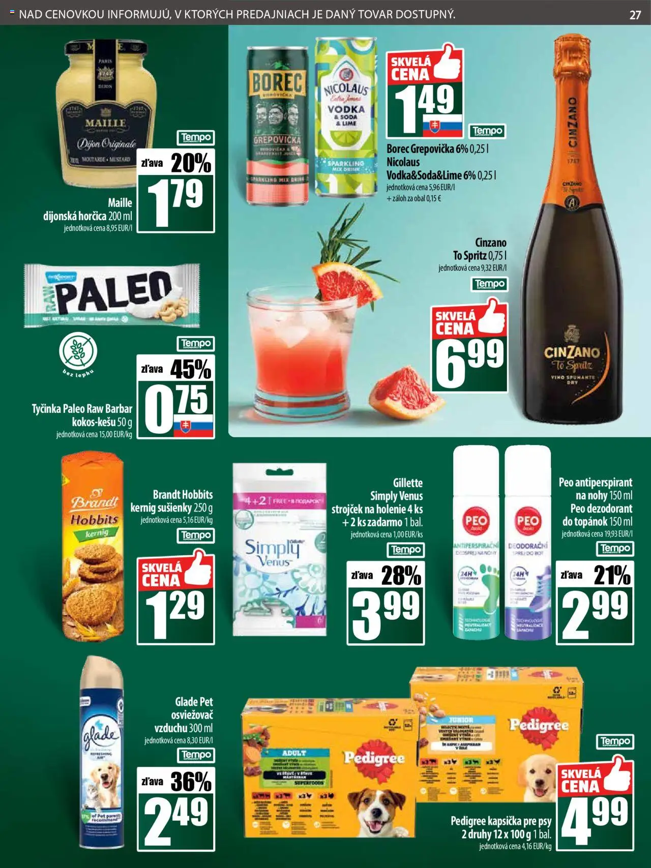 COOP Jednota leták - strana 27- platný od 17.07.2025