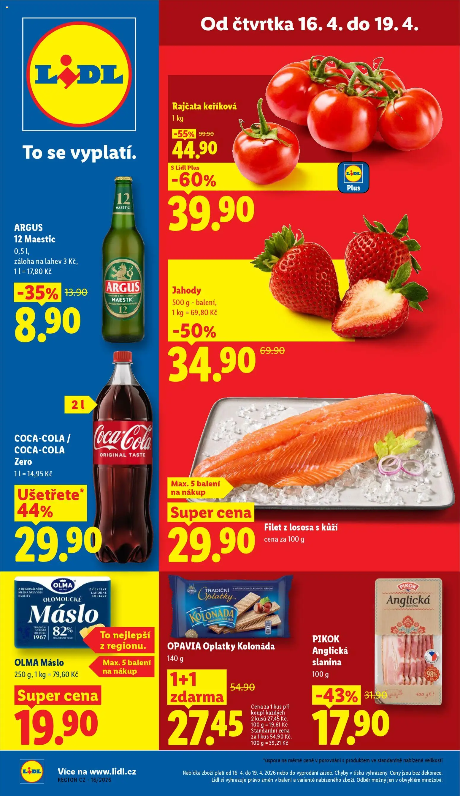 Lidl leták - strana 1- platný od 16.04.2026