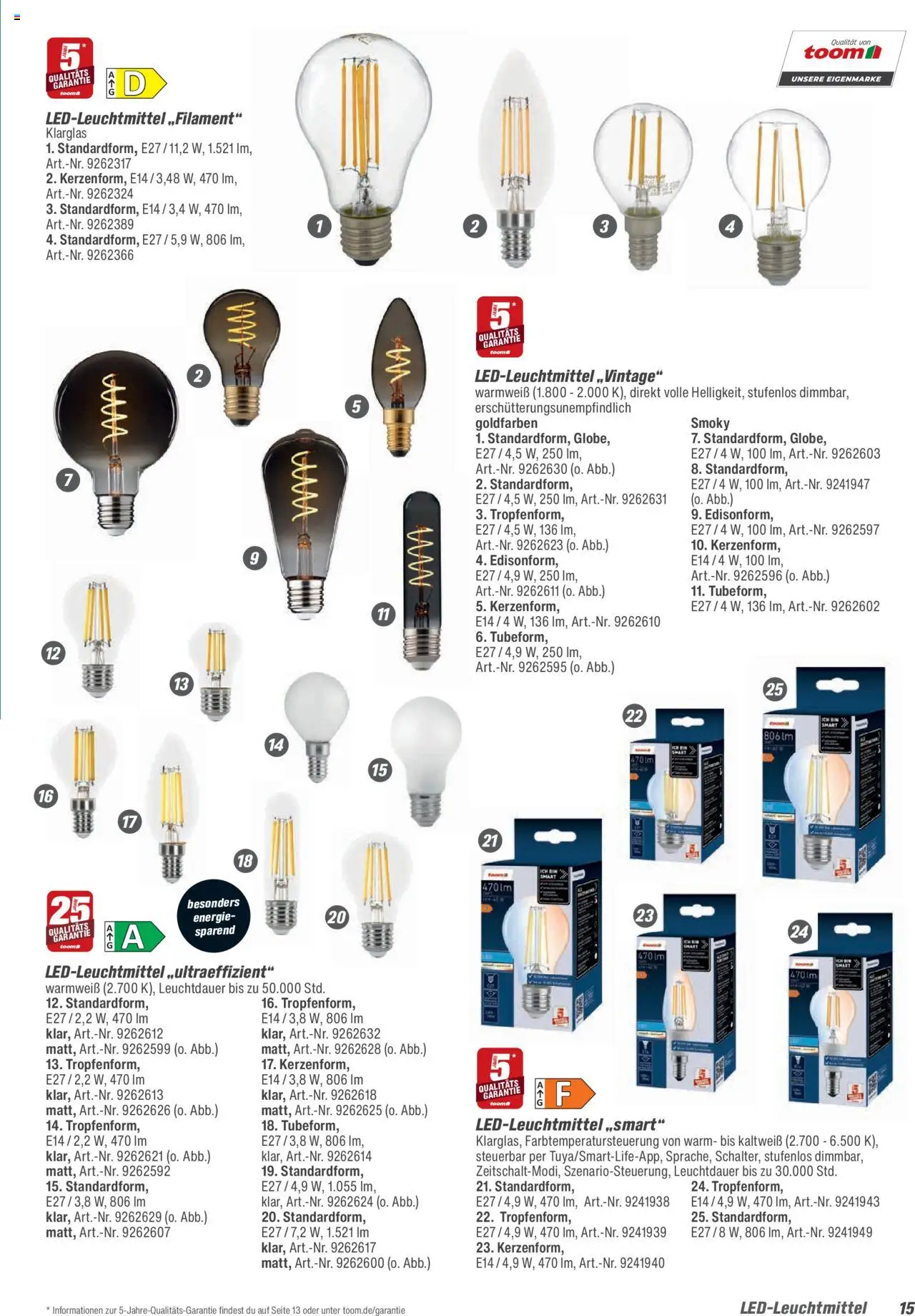 Toom Baumarkt Leuchten & Tapeten  - Seite 15 - gültig ab 01.09.2025