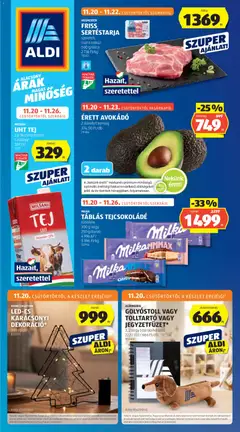 Előnézet Aldi Akciós újság érvényes 2025.11.20.-tól