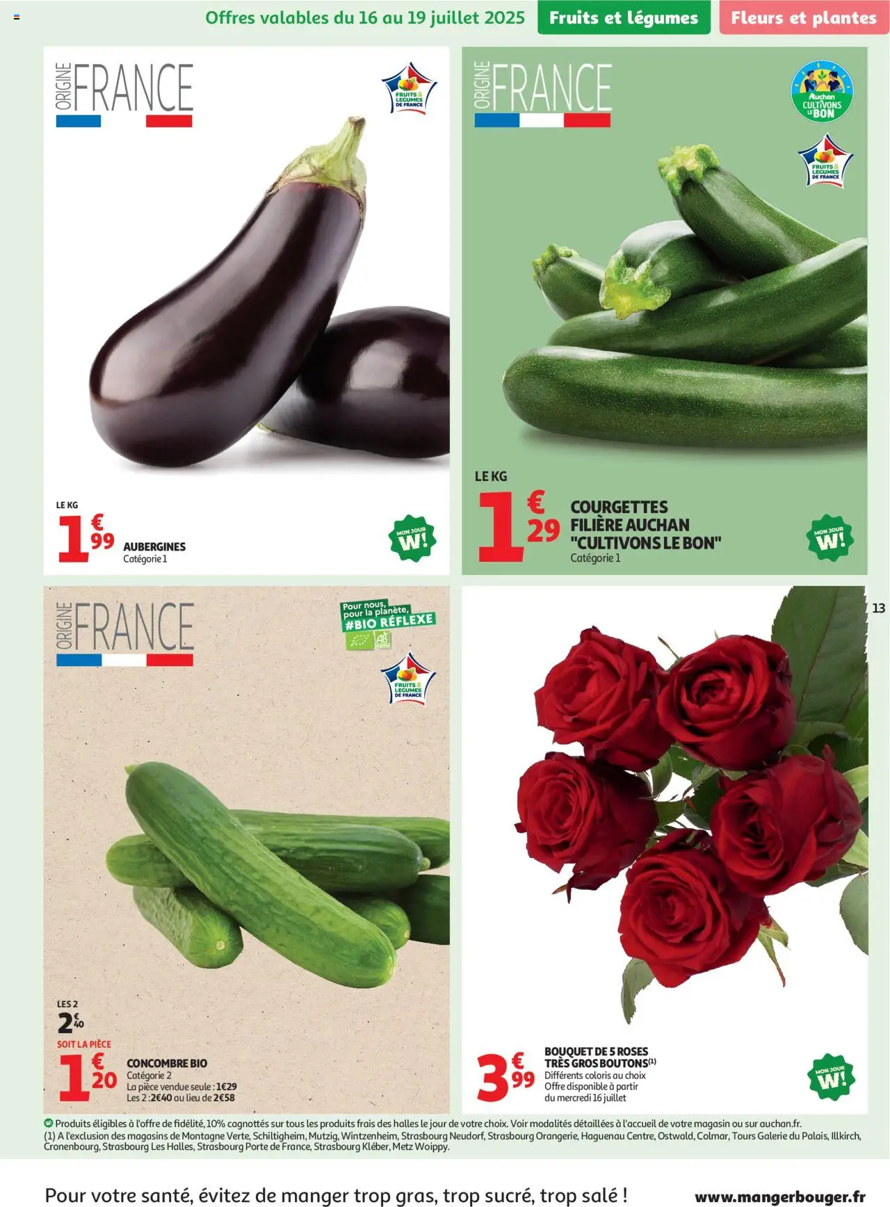Auchan C'est parti pour une année moins chère dans votre super - page 13 - valable à partir du 16/07/2025