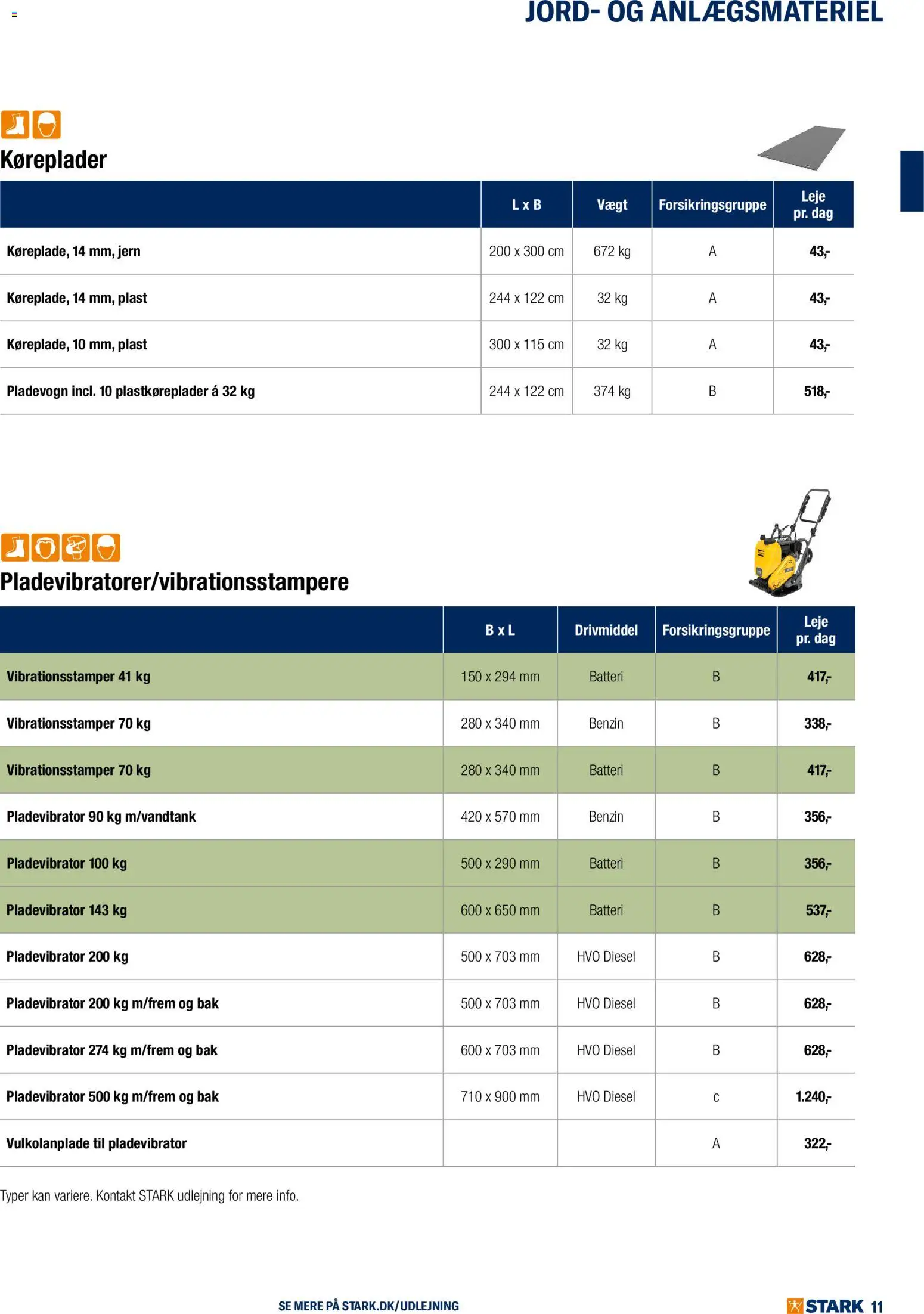 Stark - Kom og lej med os - page 11- valid from 01/01/2026