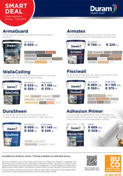 Preview BUCO DURAM Smart Deals valid from 25/08/2025