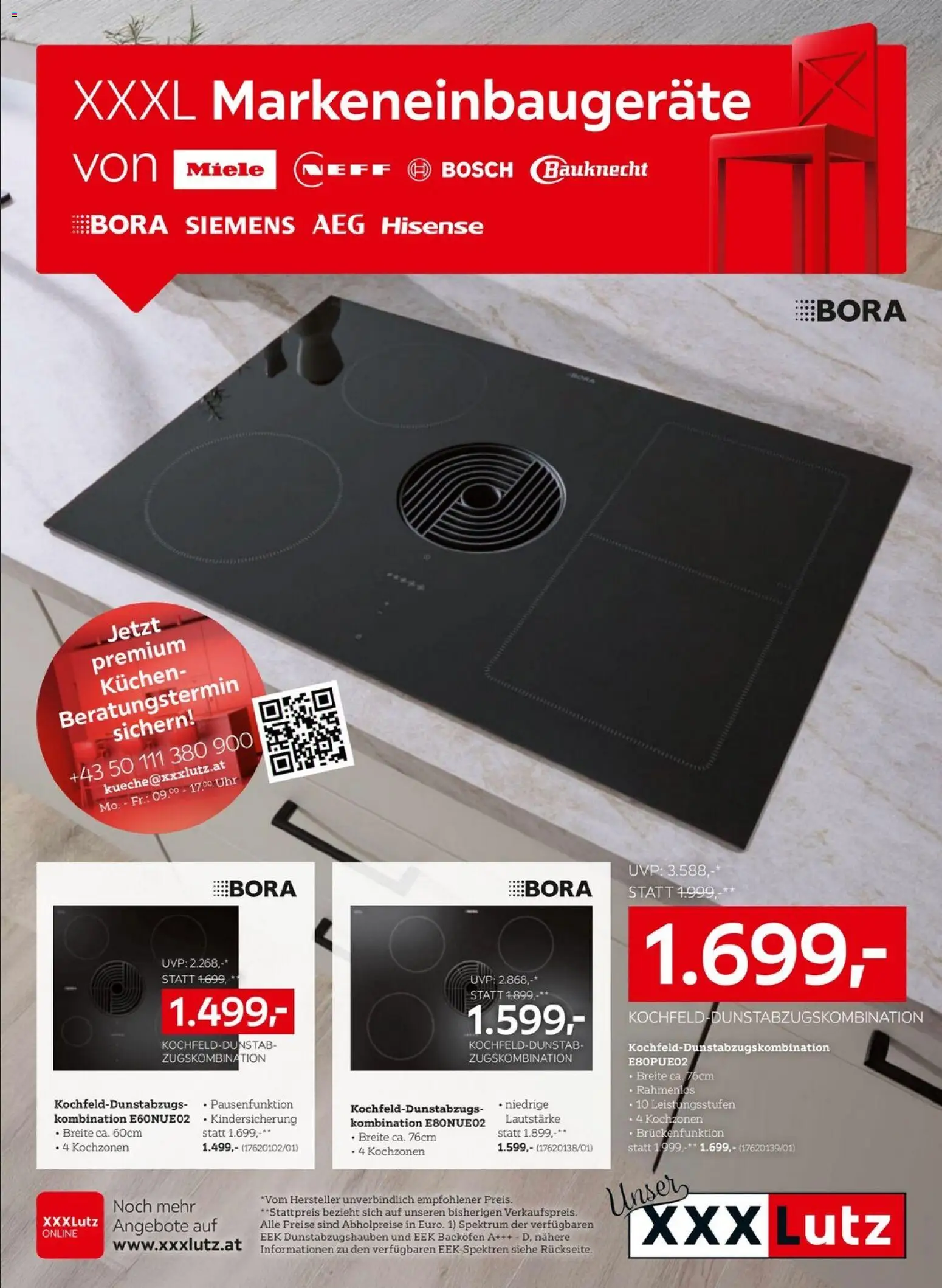 XXXLutz Markeneinbaugeräte - Seite 1- gültig ab 29.12.2025