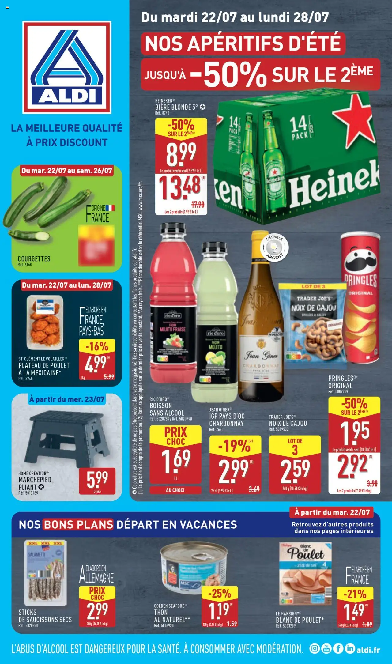 Aldi catalogue semaine 30 - page 1 - valable à partir du 22/07/2025