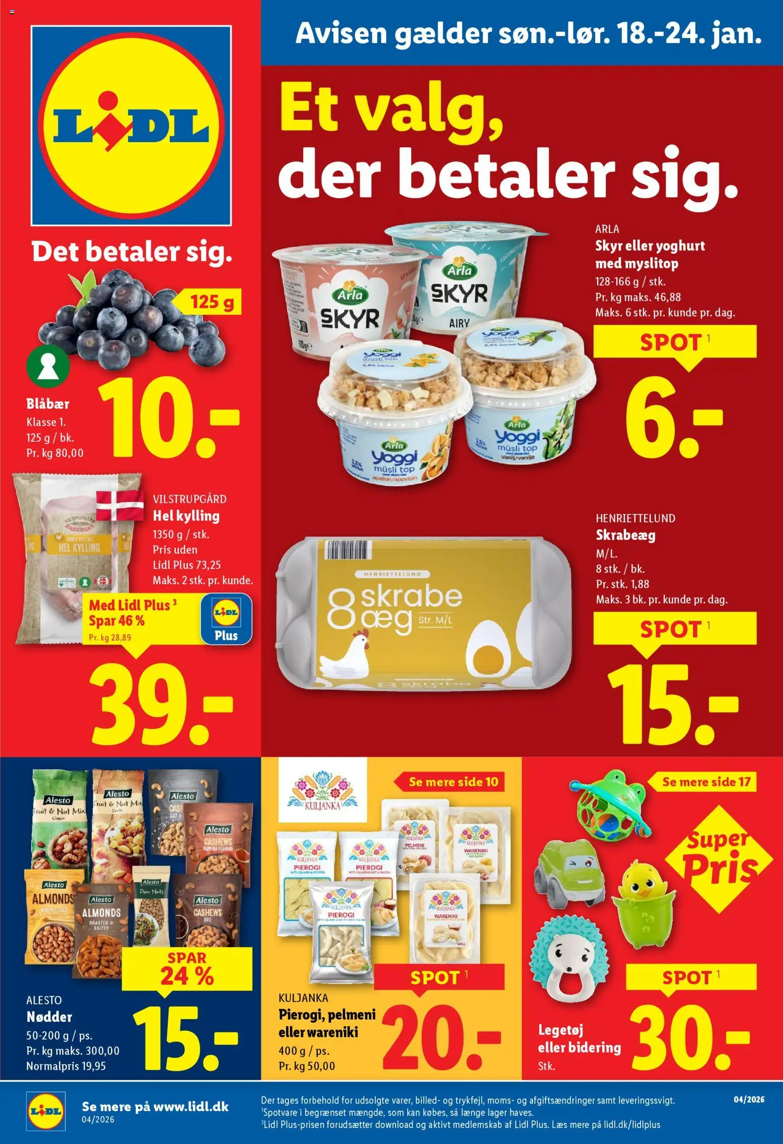 Lidl - Tilbudsavis - side 1- gyldig fra 18/01/2026