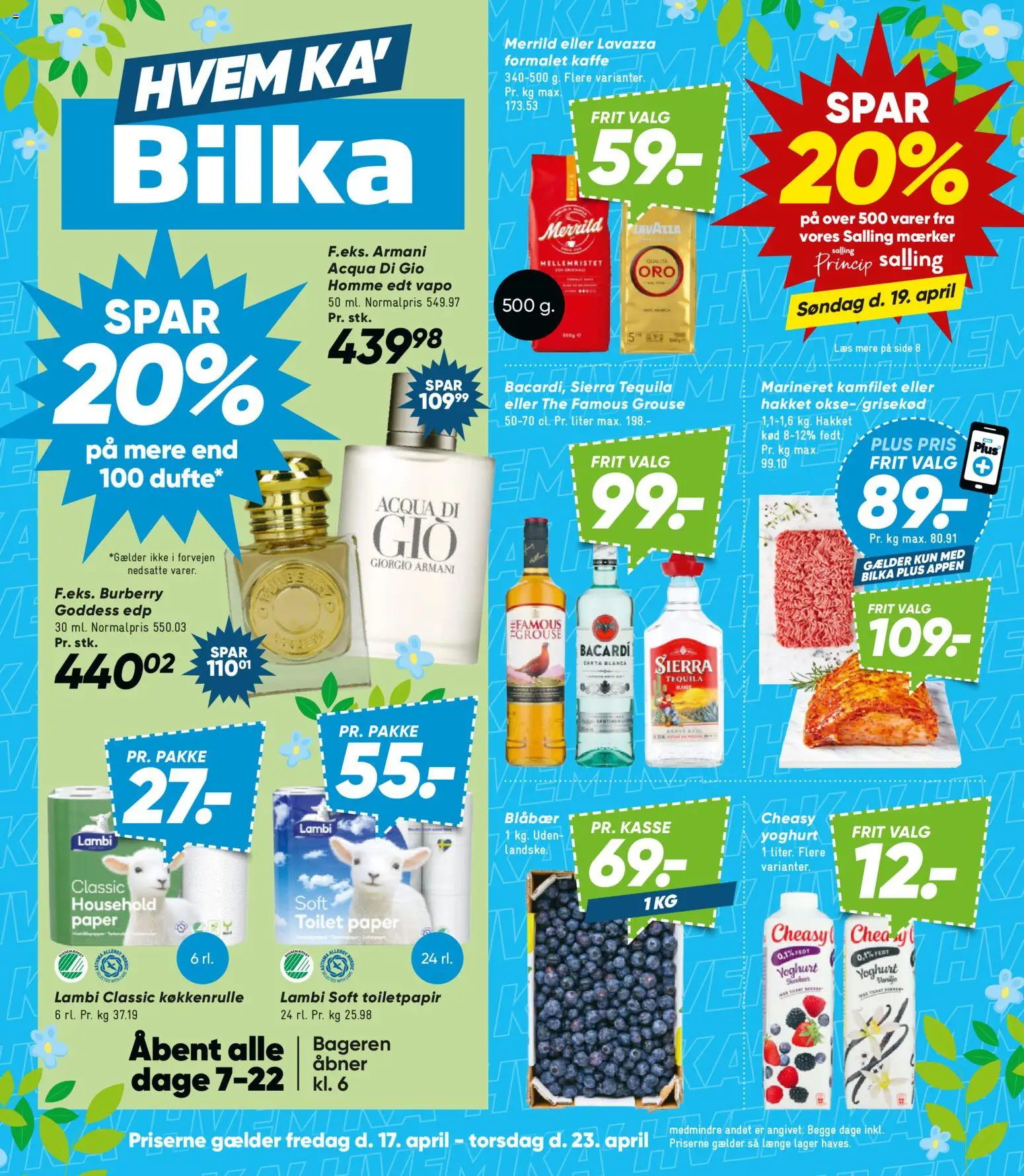 Bilka - Tilbudsavis uge 17 - side 1- gyldig fra 17/04/2026