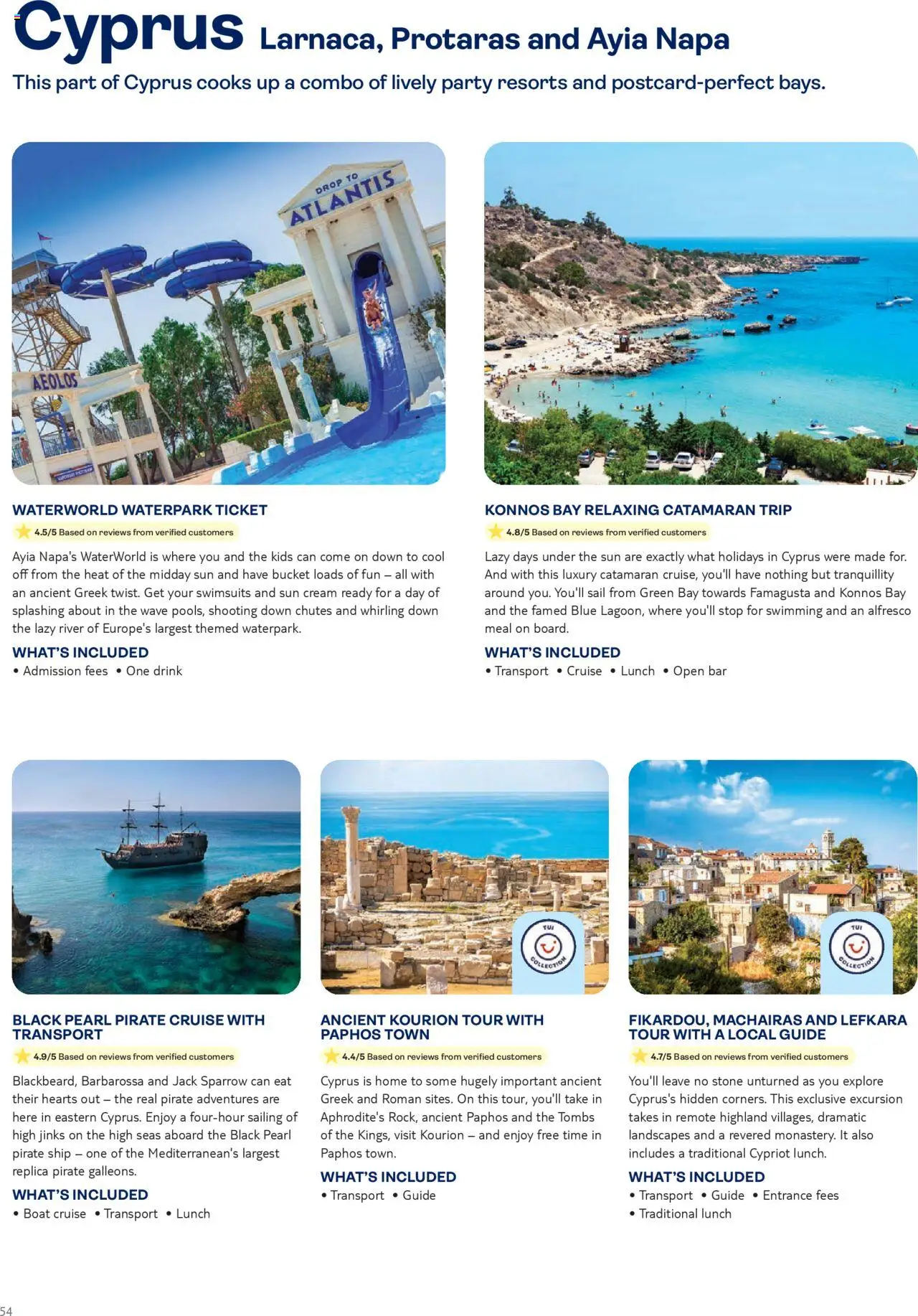 TUI - Destination experiences - page 54- valid from 01/01/2025