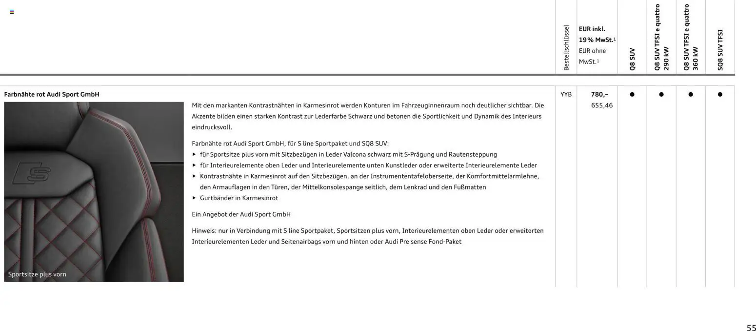 Audi Q8 - Seite 55 - gültig ab 06.11.2025