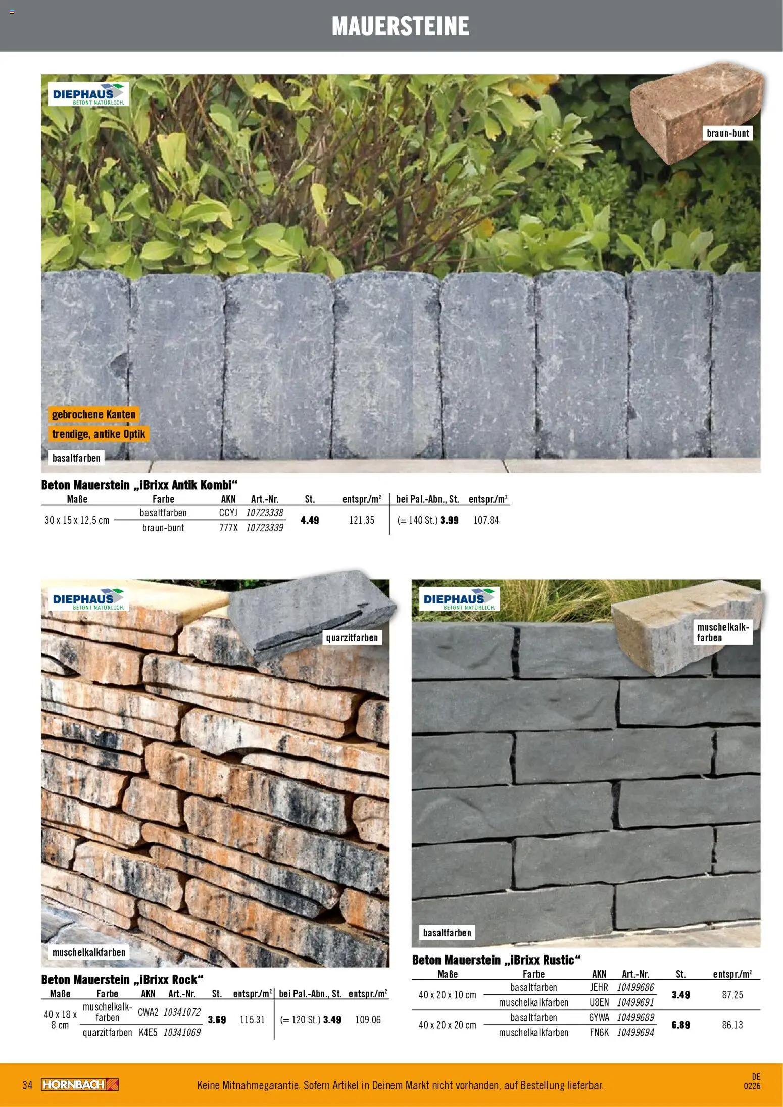 Hornbach Garten- & Terrassengestaltung - Seite 34 - gültig ab 12.02.2026