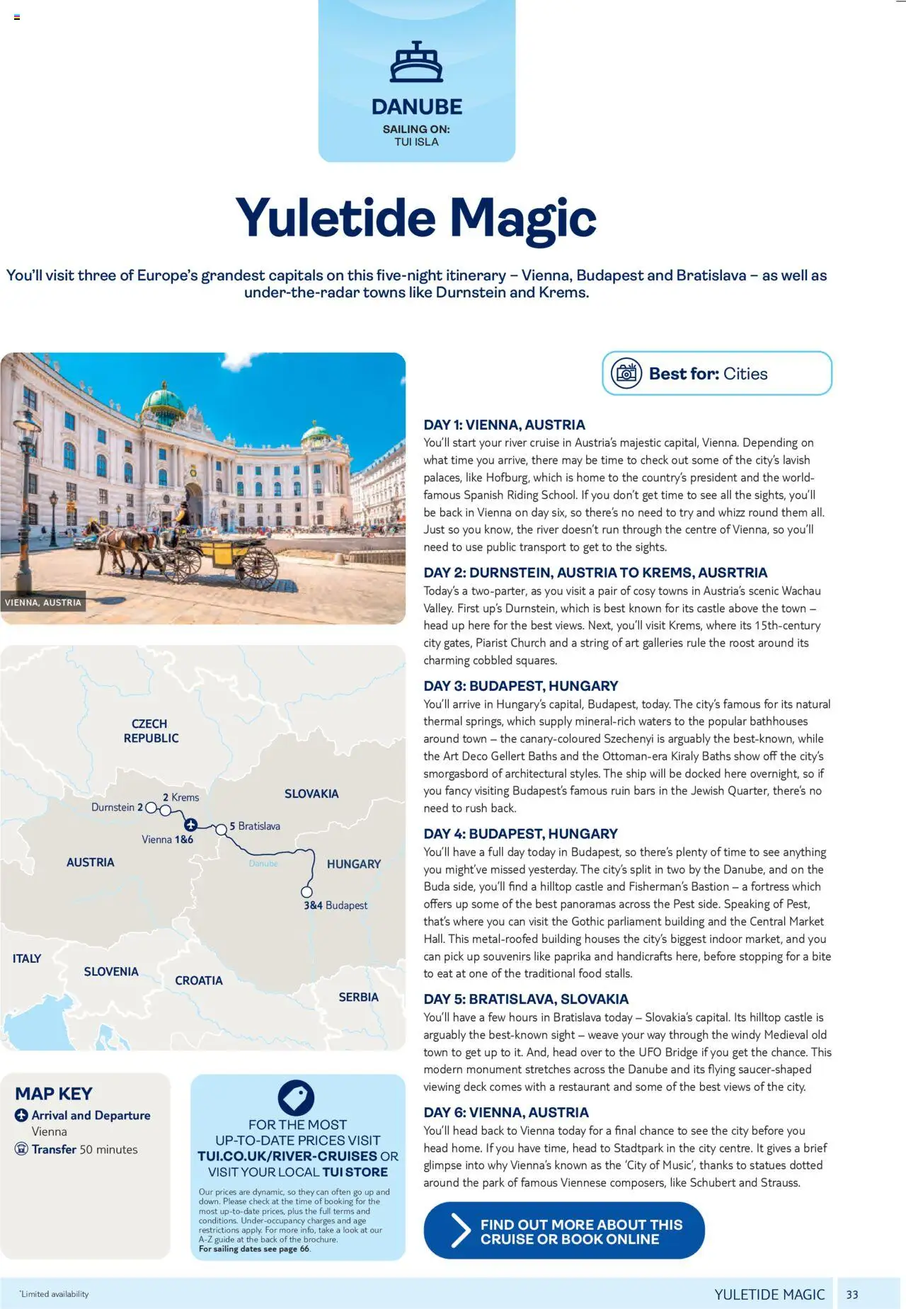 TUI - River Cruises NOVEMBER 2026 – APRIL 2027 - page 33- valid from 01/07/2026