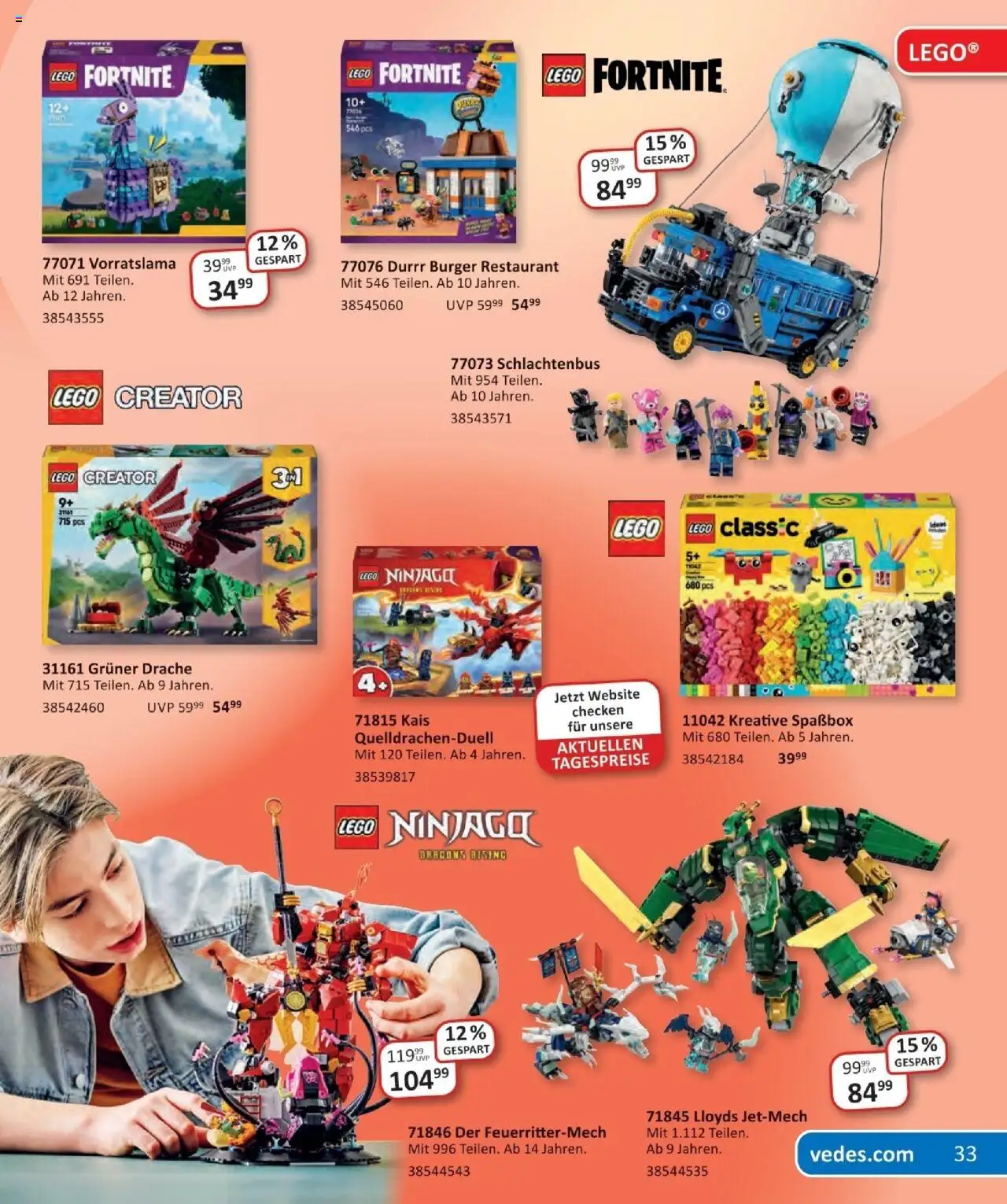 Vedes  Das kleine große Buch der Wünsche  - Seite 33 - gültig ab 15.10.2025