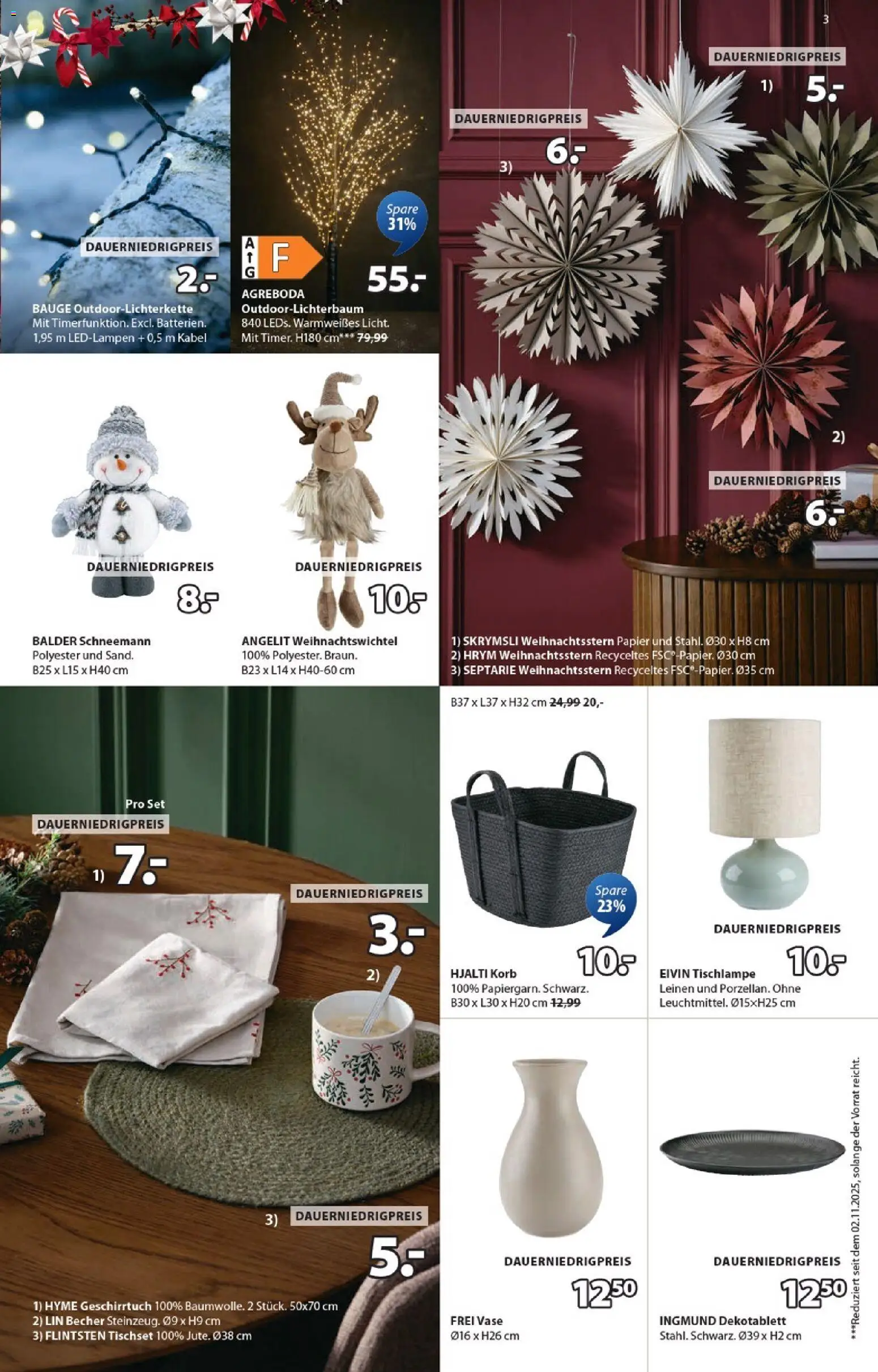 Prospekt JYSK - Seite 3 - gültig ab 22.11.2025