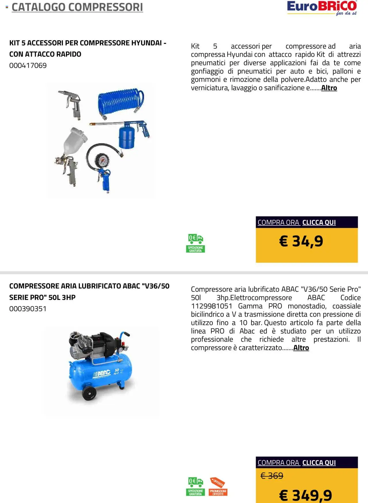 Eurobrico Compressori catalogo - pagina 7 - valido dal 23/07/2025