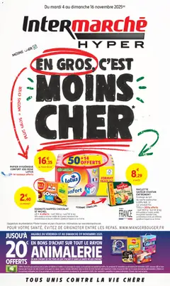 Aperçu Intermarché - En gros c’est moins cher valable à partir du 04/11/2025