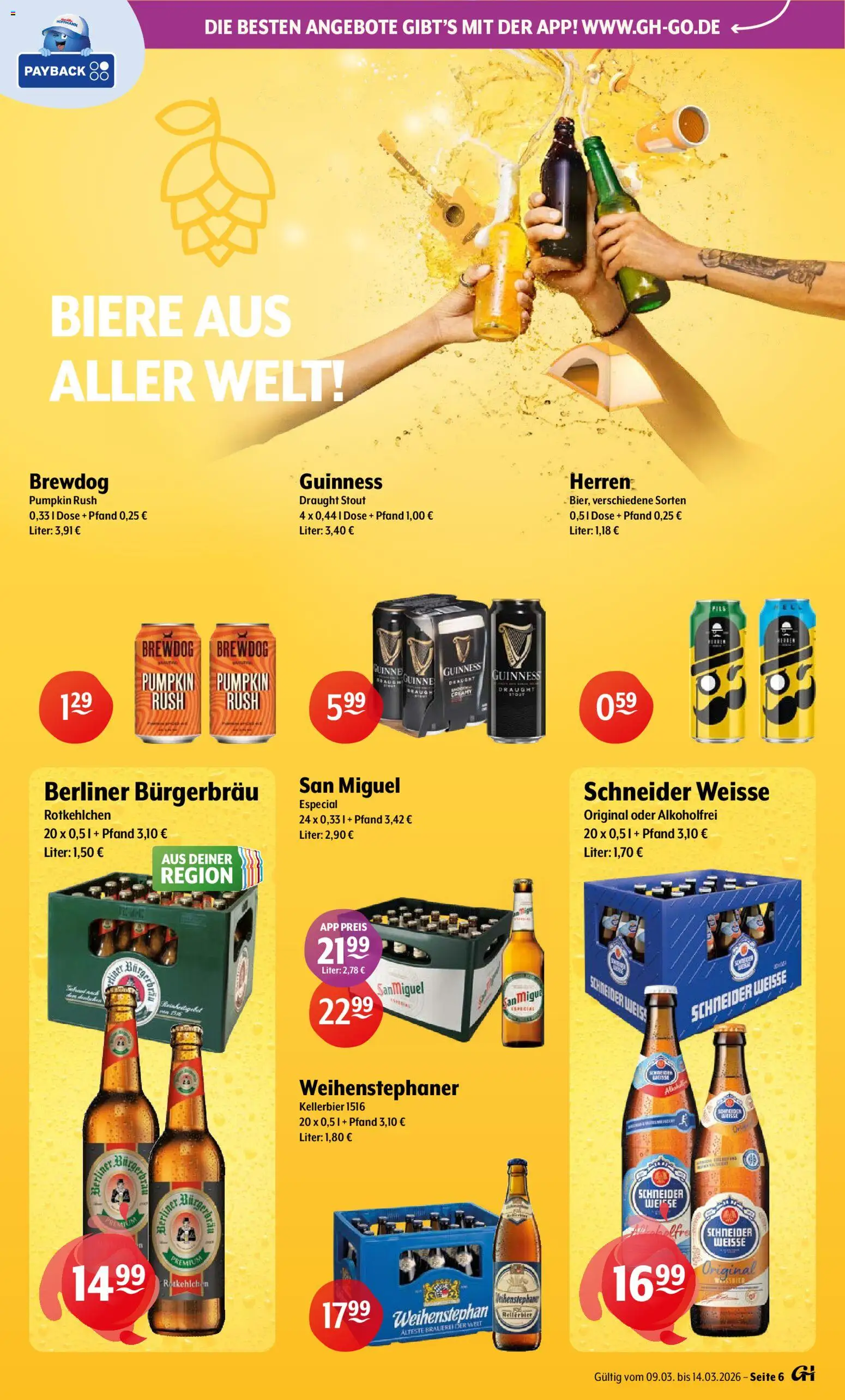 Trink und Spare Prospekt 	 - Seite 6 - gültig ab 09.03.2026